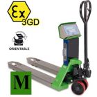 TPWX3GDM APPROVED "Hazardous Zone (2, 22)" Pallet Truck Scale