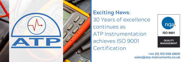  Exciting News! ATP Instrumentation achieves ISO 9001 Certification 